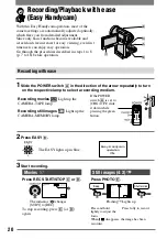 Preview for 20 page of Sony Handycam DCR-PC1000E Operating Manual