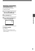 Preview for 33 page of Sony Handycam DCR-PC1000E Operating Manual