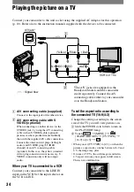 Preview for 34 page of Sony Handycam DCR-PC1000E Operating Manual