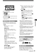 Preview for 41 page of Sony Handycam DCR-PC1000E Operating Manual