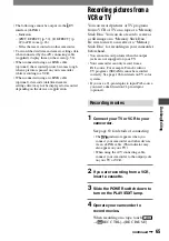 Preview for 65 page of Sony Handycam DCR-PC1000E Operating Manual