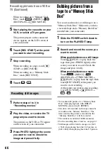 Preview for 66 page of Sony Handycam DCR-PC1000E Operating Manual