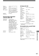 Preview for 117 page of Sony Handycam DCR-PC1000E Operating Manual