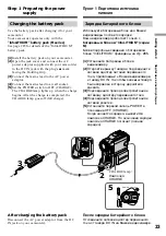 Preview for 23 page of Sony Handycam DCR-PC101E Operating Instructions Manual