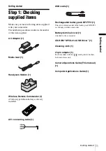 Preview for 11 page of Sony HANDYCAM DCR-PC106E Operation Manual