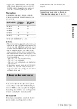 Preview for 15 page of Sony HANDYCAM DCR-PC106E Operation Manual