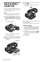 Preview for 20 page of Sony HANDYCAM DCR-PC106E Operation Manual