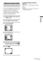 Preview for 29 page of Sony HANDYCAM DCR-PC106E Operation Manual