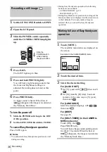 Preview for 36 page of Sony Handycam DCR-PC108E Operation Manual