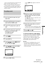 Preview for 105 page of Sony Handycam DCR-PC108E Operation Manual