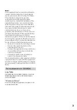 Preview for 3 page of Sony Handycam DCR-PC110 Operating Instructions Manual