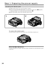 Preview for 10 page of Sony Handycam DCR-PC110 Operating Instructions Manual