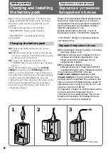 Предварительный просмотр 8 страницы Sony Handycam DCR-PC1E Operating Instructions Manual