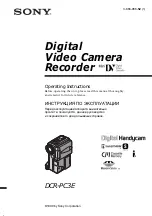 Sony Handycam DCR-PC2E Operating Instructions Manual preview