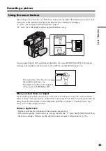 Preview for 21 page of Sony Handycam DCR-PC3 Operating Instructions Manual