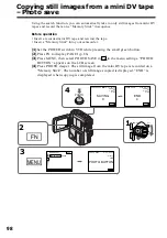 Предварительный просмотр 98 страницы Sony Handycam DCR-PC3 Operating Instructions Manual