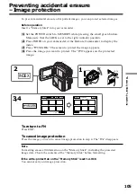 Предварительный просмотр 105 страницы Sony Handycam DCR-PC3 Operating Instructions Manual