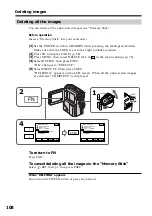 Предварительный просмотр 108 страницы Sony Handycam DCR-PC3 Operating Instructions Manual