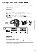 Предварительный просмотр 109 страницы Sony Handycam DCR-PC3 Operating Instructions Manual