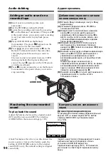 Preview for 94 page of Sony Handycam DCR-PC4 Operating Instructions Manual