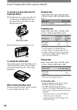 Preview for 10 page of Sony Handycam DCR-PC53E Operating Manual