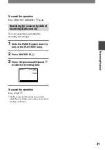 Preview for 31 page of Sony Handycam DCR-PC53E Operating Manual