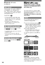 Preview for 44 page of Sony Handycam DCR-PC53E Operating Manual