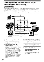 Preview for 74 page of Sony Handycam DCR-PC53E Operating Manual