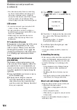 Preview for 104 page of Sony Handycam DCR-PC53E Operating Manual