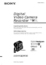 Sony Handycam DCR-PC6E Operating Instructions Manual предпросмотр