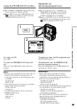 Предварительный просмотр 69 страницы Sony Handycam DCR-PC6E Operating Instructions Manual