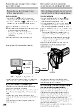 Предварительный просмотр 166 страницы Sony Handycam DCR-PC6E Operating Instructions Manual