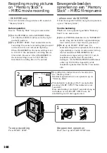 Предварительный просмотр 168 страницы Sony Handycam DCR-PC6E Operating Instructions Manual