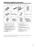 Preview for 5 page of Sony Handycam DCR-PC9 Operating Instructions Manual