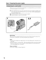 Preview for 16 page of Sony Handycam DCR-PC9 Operating Instructions Manual