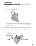 Preview for 29 page of Sony Handycam DCR-PC9 Operating Instructions Manual