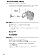 Preview for 32 page of Sony Handycam DCR-PC9 Operating Instructions Manual