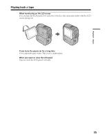 Preview for 35 page of Sony Handycam DCR-PC9 Operating Instructions Manual