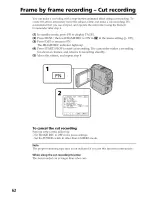 Preview for 62 page of Sony Handycam DCR-PC9 Operating Instructions Manual