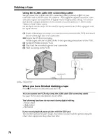 Preview for 76 page of Sony Handycam DCR-PC9 Operating Instructions Manual