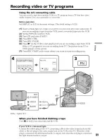 Preview for 89 page of Sony Handycam DCR-PC9 Operating Instructions Manual