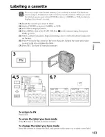 Preview for 103 page of Sony Handycam DCR-PC9 Operating Instructions Manual