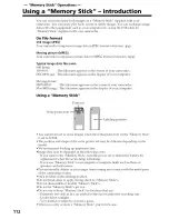 Preview for 112 page of Sony Handycam DCR-PC9 Operating Instructions Manual