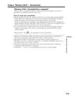 Preview for 113 page of Sony Handycam DCR-PC9 Operating Instructions Manual