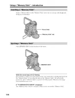 Preview for 114 page of Sony Handycam DCR-PC9 Operating Instructions Manual