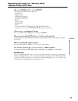 Preview for 123 page of Sony Handycam DCR-PC9 Operating Instructions Manual