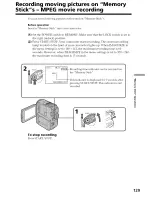 Preview for 129 page of Sony Handycam DCR-PC9 Operating Instructions Manual