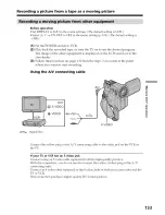 Preview for 133 page of Sony Handycam DCR-PC9 Operating Instructions Manual