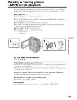 Preview for 145 page of Sony Handycam DCR-PC9 Operating Instructions Manual