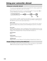 Preview for 174 page of Sony Handycam DCR-PC9 Operating Instructions Manual